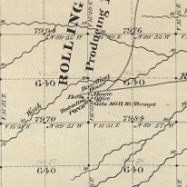 1883 Land Office Map