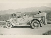 1  “Lincoln Highway car at Utah-Nevada state line, Utah.”  University of Michigan Library Digital Collections.