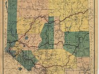 1919 State of Nevada Road Map