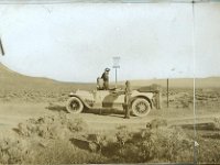 6  “On the Midland Trail between Tonopah and Nyala Post Office, Nevada; shown are the steel enameled signs placed by the Automobile Club of Southern California.”  University of Michigan Library Digital Collections.