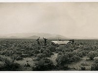 9  “Austin F. Bement and Gael S. Hoag on the Midland Trail near Tonopah, Nevada, 1917.”  University of Michigan Library Digital Collections.