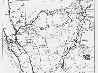 MAP TONOPAH DAILY BONANZA February 06, 1922  Map printed in the Tonopah Daily Bonanza, February 6, 1922