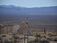 DSC 1927  Don't be a complete idiot like this foreign tourist, who will be forever shamed by his utter stupidity and disregard for historic Nevada ruins.