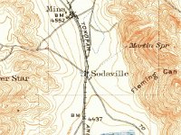 USGS 1909 SODAVILLE  1909 USGS map